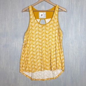 🌞Anthropologie Lilka alameda elephant tank top M